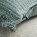 IKEA Funda de cojín, Gris azulado claro (50x50cm) VALLKRASSING