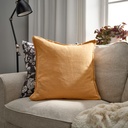 IKEA Funda de cojín, amarillo/beige (50x50cm) LAGERPOPPEL
