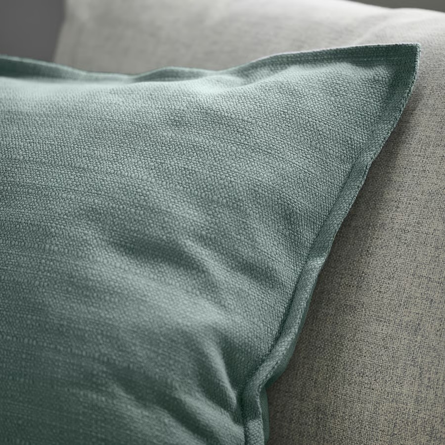 IKEA Funda de cojín, Azul grisáceo claro (50x50cm) LAGERPOPPEL