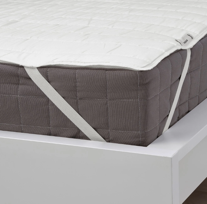 IKEA Protector de colchón doble/blanco (90x200cm) LUDDROS