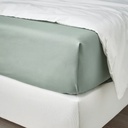 IKEA Sábana, verde grisáceo (240x260cm) DVALA