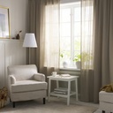 IKEA Visillo,Beige C/Cinta de fruncir (145x300cm) SILVERLÖNN