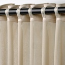 IKEA Visillo Beige C/Cinta de fruncir (145x300cm) ROSENROBINIA