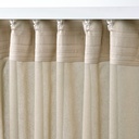 IKEA Visillo Beige C/Cinta de fruncir (145x300cm) ROSENROBINIA