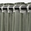 IKEA Visillo Verde C/Cinta de fruncir (145x300cm) STENFRÖ