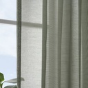 IKEA Visillo Verde C/Cinta de fruncir (145x300cm) STENFRÖ