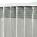IKEA Visillo Gris claro C/Cinta de fruncir (145x300cm) SILVERLÖNN