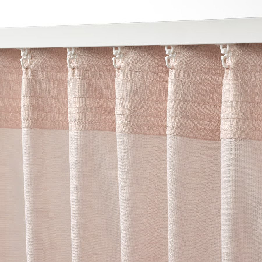 IKEA Visillo Rosa C/Cinta de fruncir (145x300cm) SILVERLÖNN