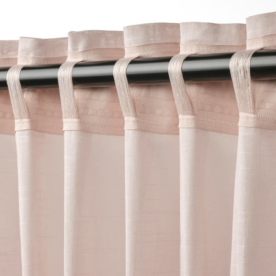 IKEA Visillo Rosa C/Cinta de fruncir (145x300cm) SILVERLÖNN