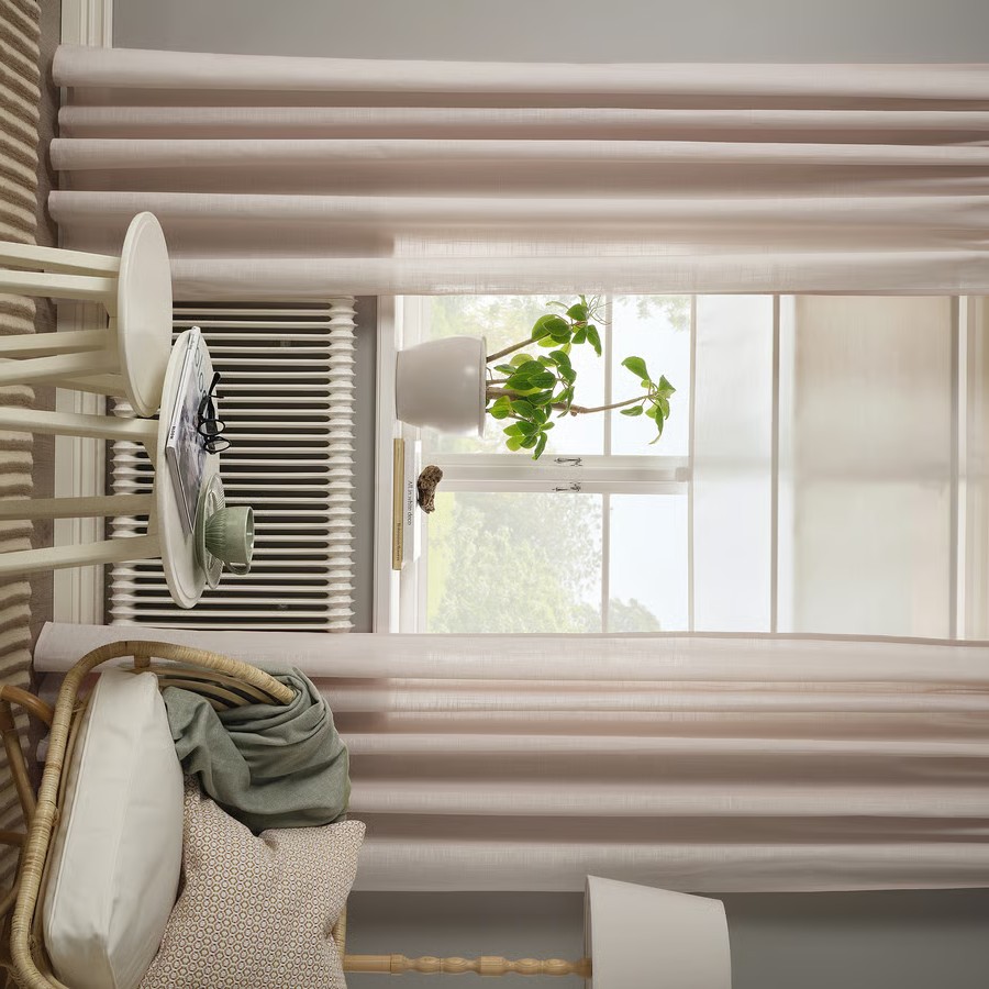 IKEA Visillo Rosa C/Cinta de fruncir (145x300cm) SILVERLÖNN