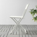 IKEA Silla jardín, Plegable blanco FEJAN