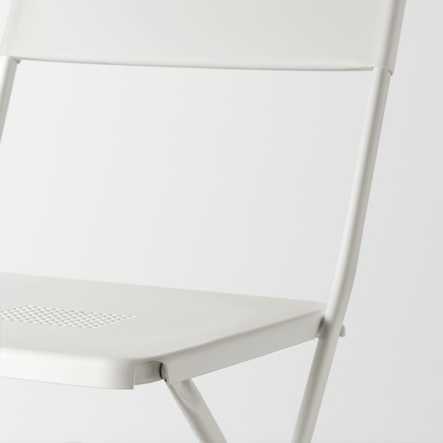 IKEA Silla jardín, Plegable blanco FEJAN