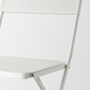 IKEA Silla jardín, Plegable blanco FEJAN