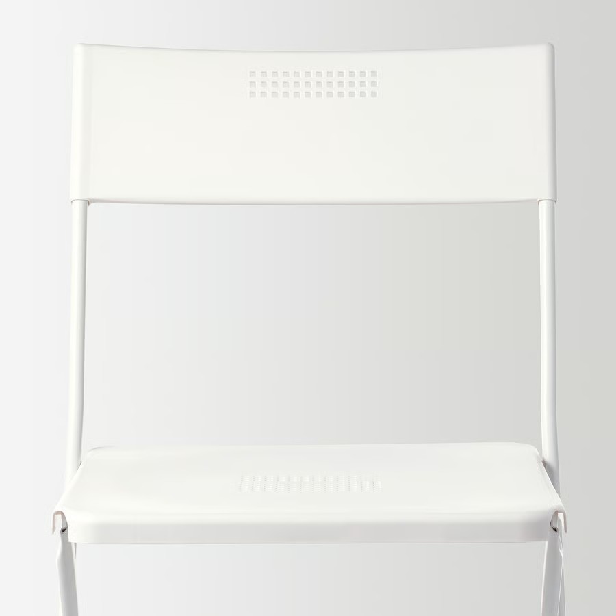 IKEA Silla jardín, Plegable blanco FEJAN