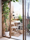 IKEA Silla jardín, Plegable blanco FEJAN