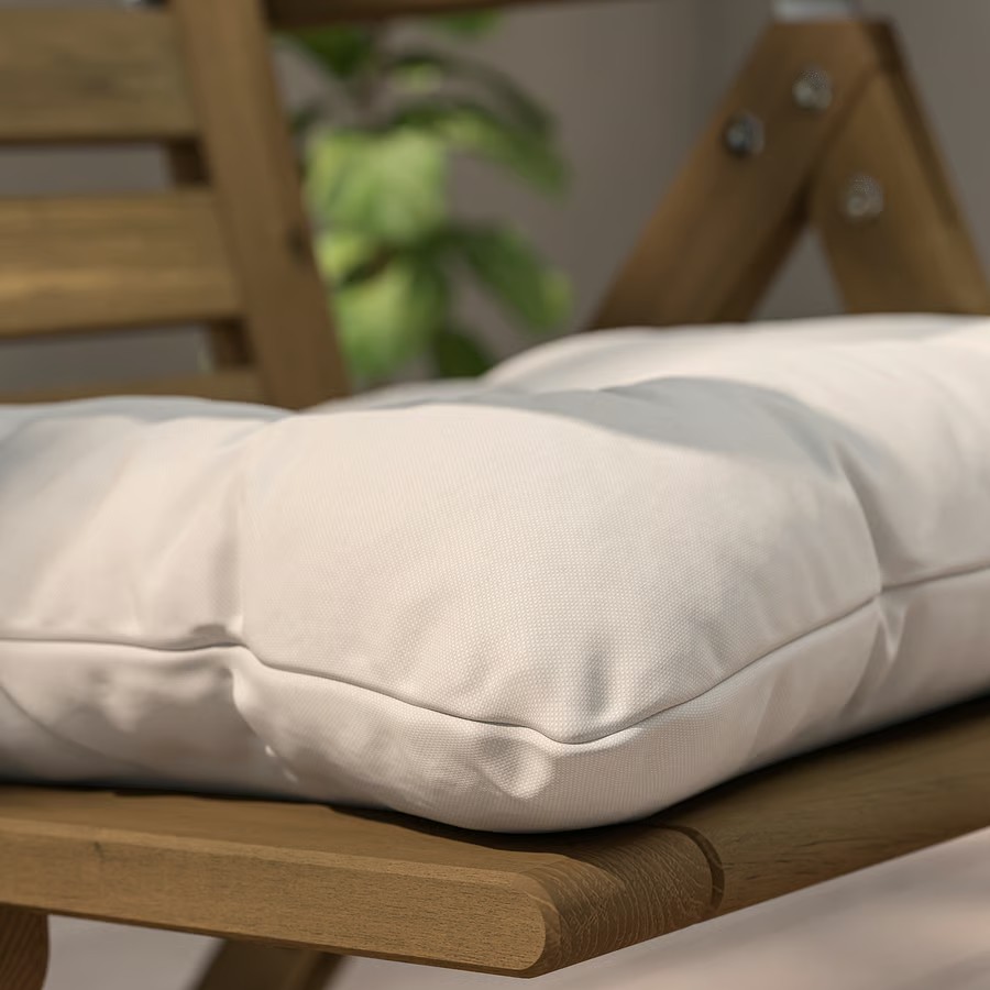 IKEA  Cojín silla de exterior, Beige grisáceo (44x44cm) KUDDARNA