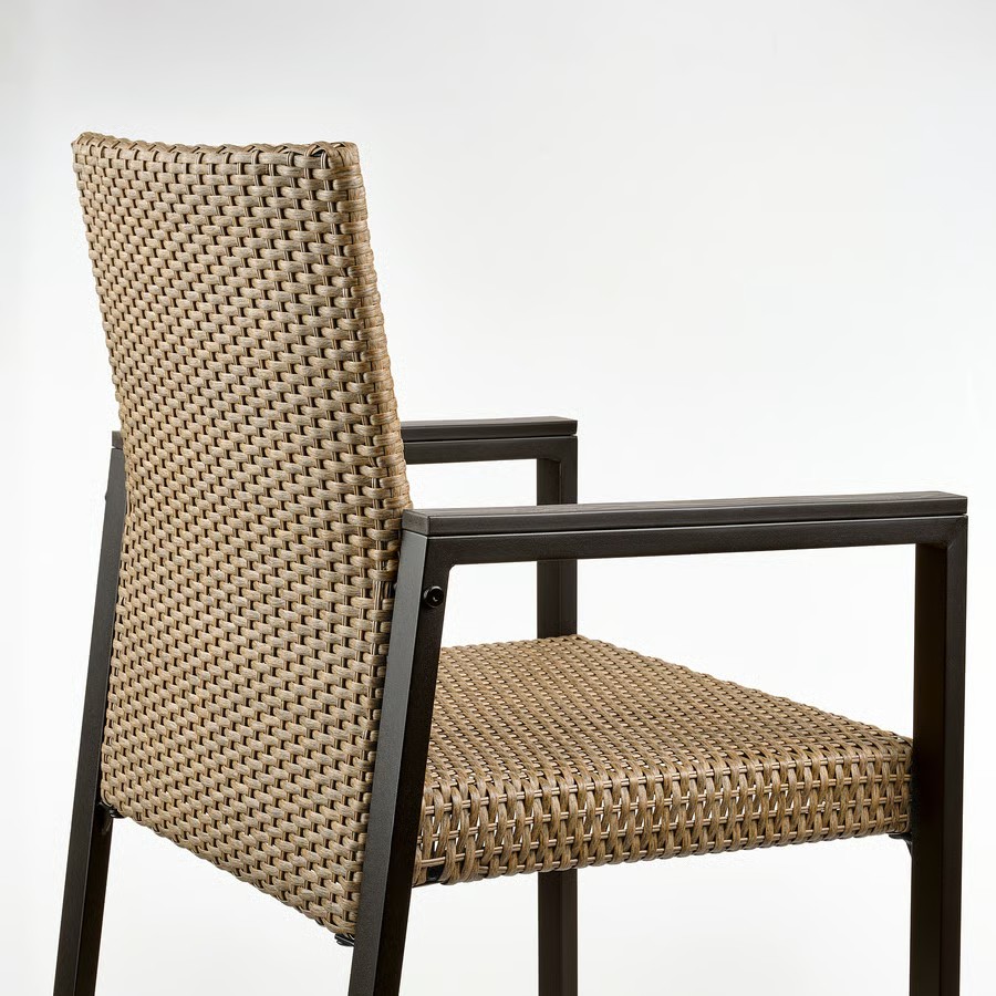 IKEA Silla jardín, Marrón VÄRMANSÖ