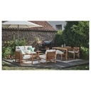IKEA Sillón de exterior, tinte Marrón claro NÄMMARÖ