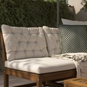 IKEA Cojín respaldo de exterior, Beige grisáceo (62x44cm) KUDDARNA