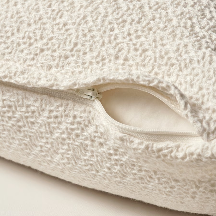 IKEA Funda de cojín, Hueso (50x50cm) HEDSÄV