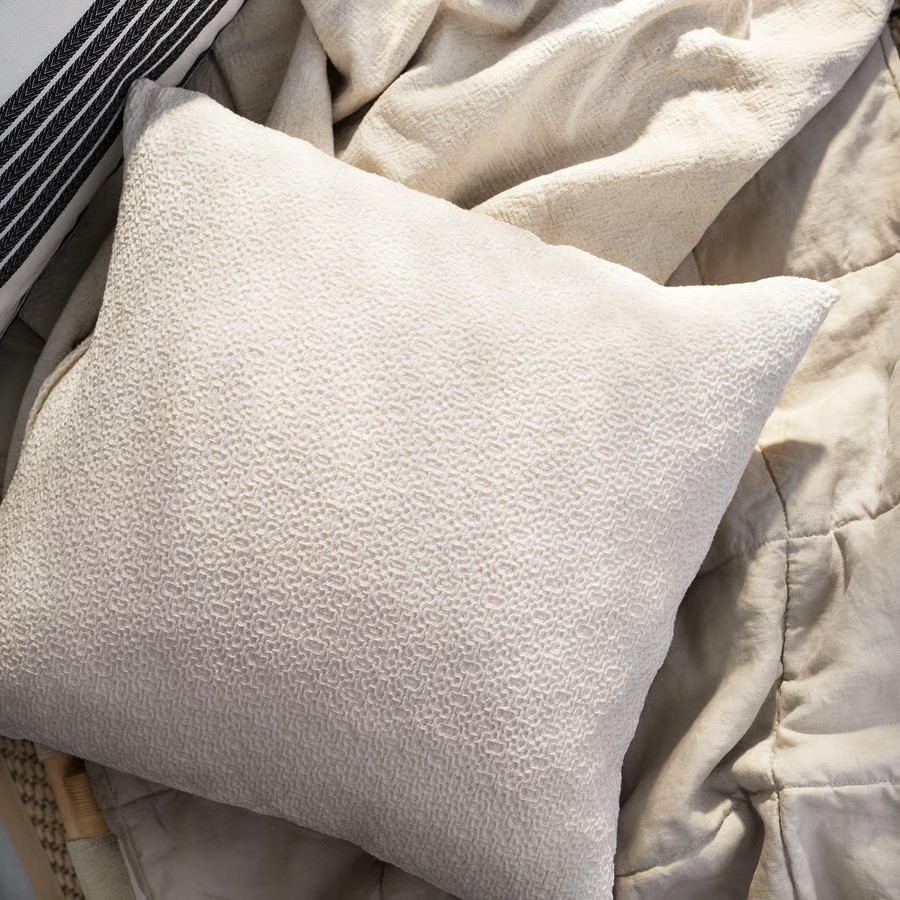 IKEA Funda de cojín, Hueso (50x50cm) HEDSÄV
