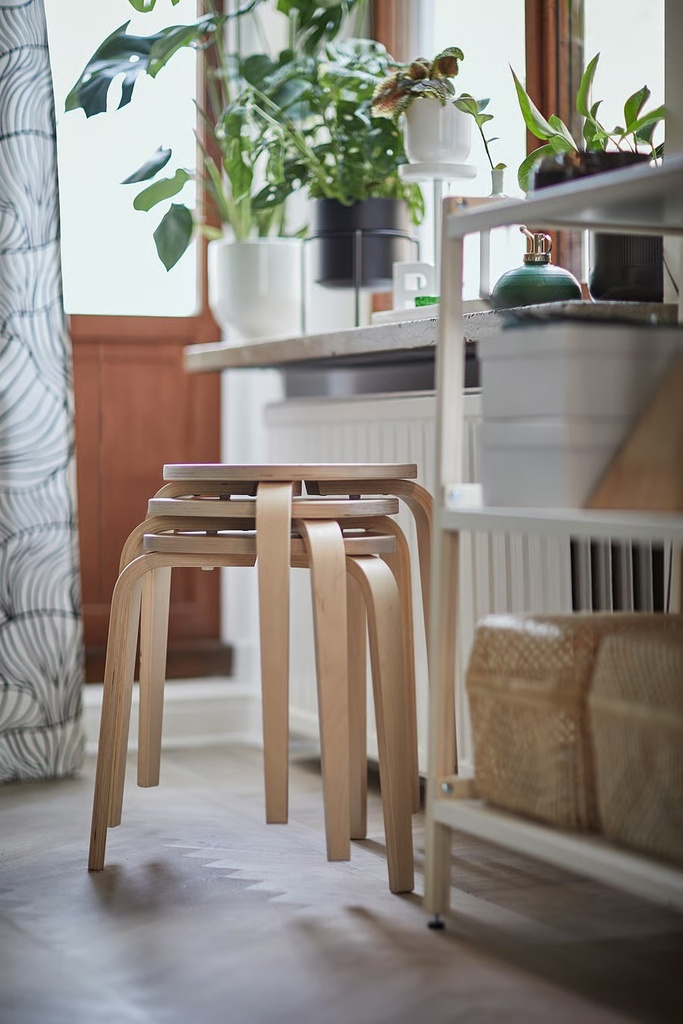 IKEA Taburete, Abedul KYRRE