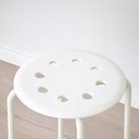 IKEA Taburete, Blanco (45cm) MARIUS