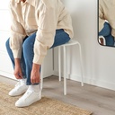 IKEA Taburete, Blanco (45cm) MARIUS