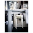 IKEA Taburete, Blanco (45cm) MARIUS