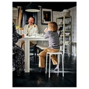 IKEA Taburete, Blanco (45cm) MARIUS