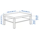 IKEA Mesa de centro, Blanco (118x78cm) LACK