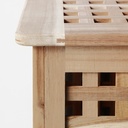 IKEA Mesa auxiliar, Acacia (50x50cm) HOL