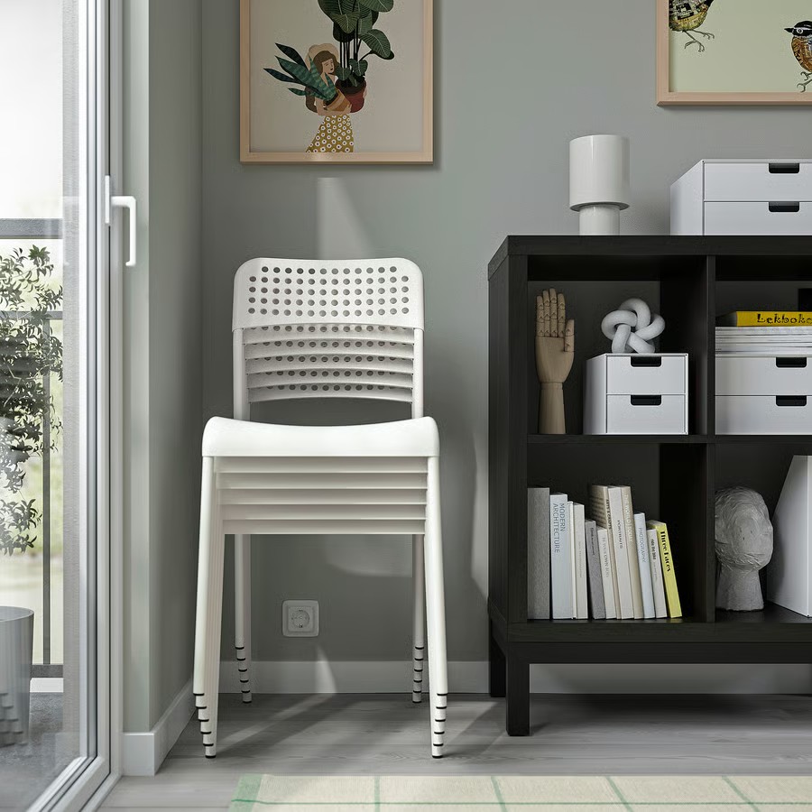 IKEA Silla, Blanco SANDSBERG