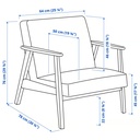 IKEA Sillón, Kilanda Beige claro  EKENÄSET