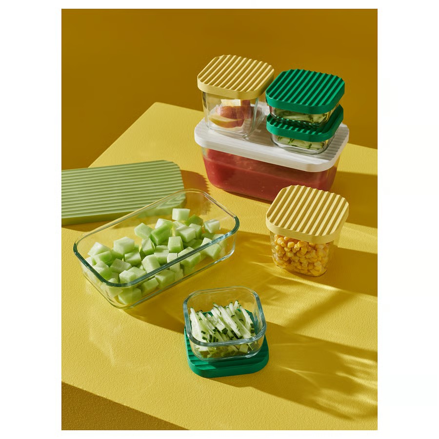 IKEA Recipiente P/Alimentos C/Tapa 5ud HAVSTOBIS