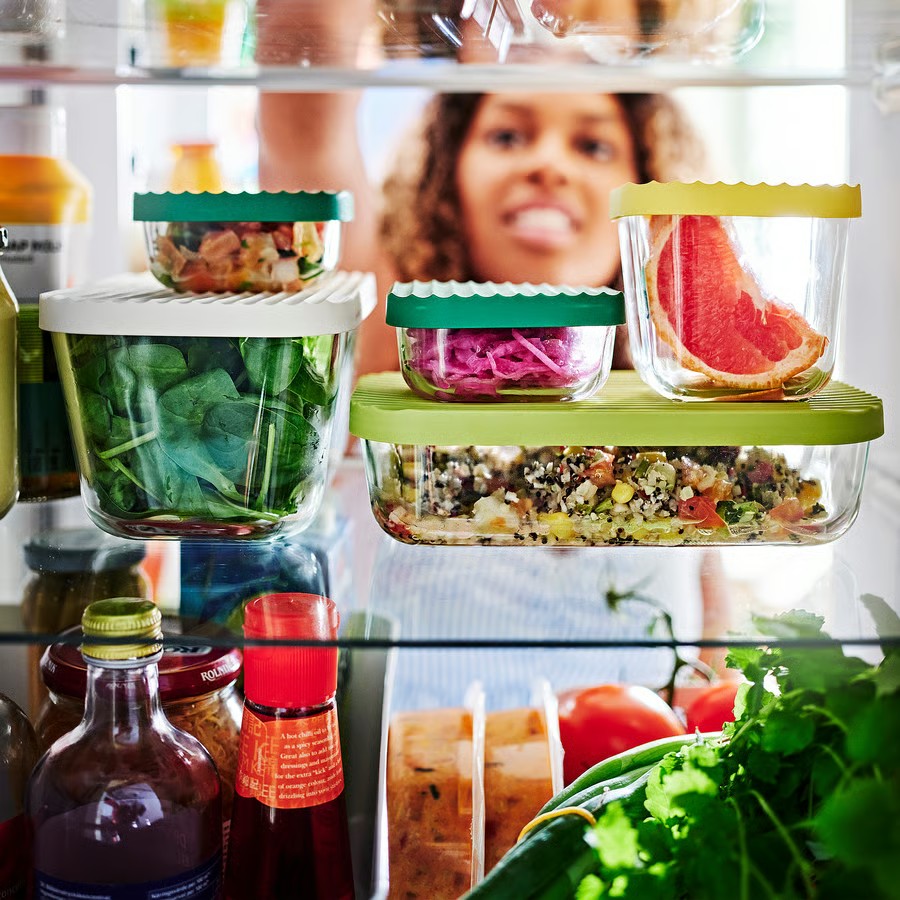 IKEA Recipiente P/Alimentos C/Tapa 5ud HAVSTOBIS