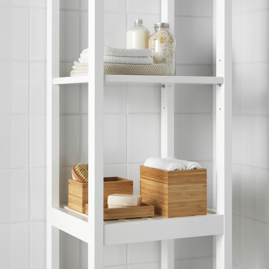 IKEA Juego de baño de 4 ud Bambú DRAGAN