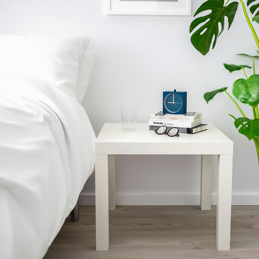 IKEA Mesita auxiliar, Blanca (55x55cm) LACK