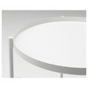 IKEA Mesa auxiliar, Blanca (45x53cm) GLADOM