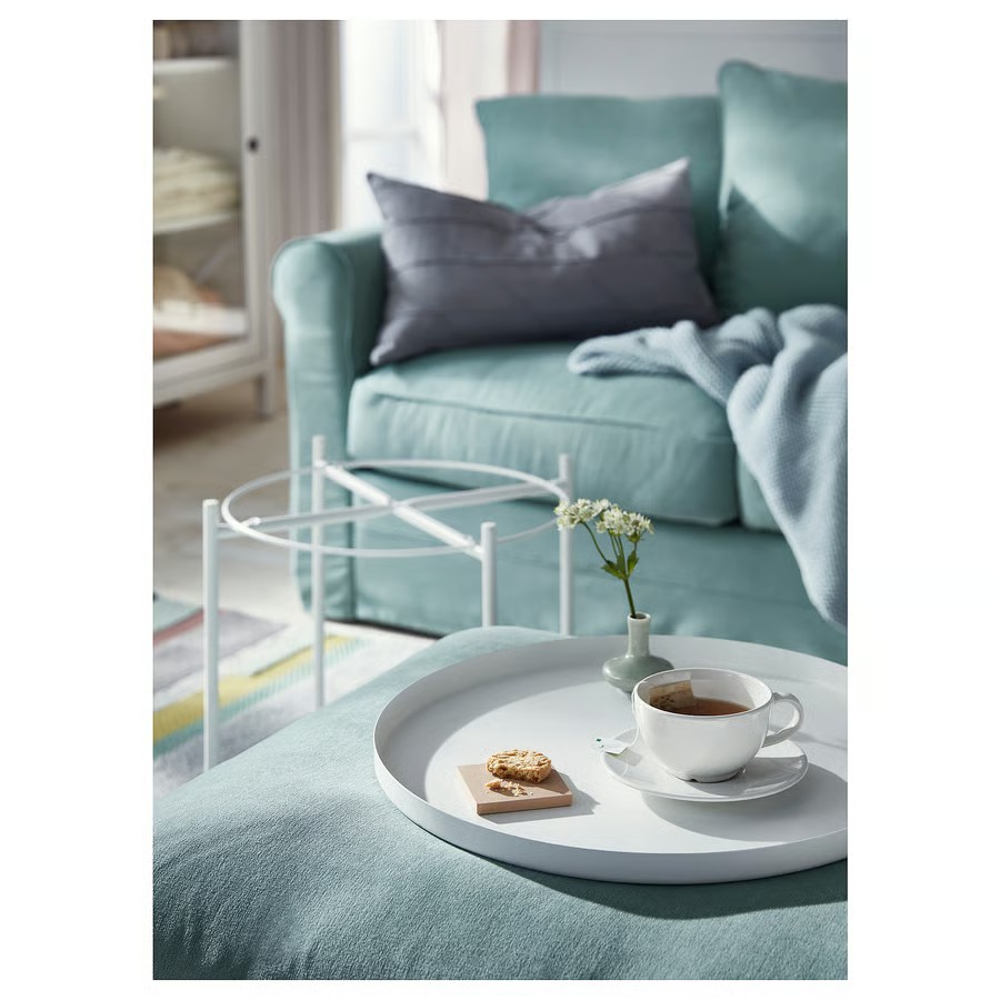 IKEA Mesa auxiliar, Blanca (45x53cm) GLADOM