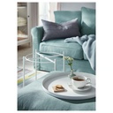 IKEA Mesa auxiliar, Blanca (45x53cm) GLADOM