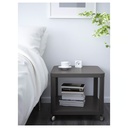 IKEA Mesa Auxiliar C/Ruedas Gris (50x50cm) TINGBY
