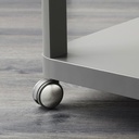 IKEA Mesa Auxiliar C/Ruedas Gris (50x50cm) TINGBY