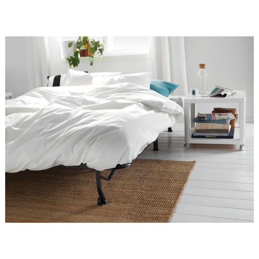 IKEA Mesa Auxiliar C/Ruedas Blanco (50x50cm) TINGBY