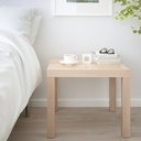 IKEA Mesa Auxiliar Efecto Roble Tinte Blanco (55x55cm) LACK