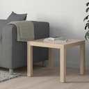 IKEA Mesa Auxiliar Efecto Roble Tinte Blanco (55x55cm) LACK