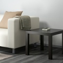 IKEA Mesa Auxiliar, Negro/Marrón (55x55cm) LACK