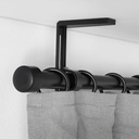 IKEA Soporte de pared/techo, Negro BETYDLIG