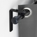 IKEA Soporte de pared/techo, Negro BETYDLIG