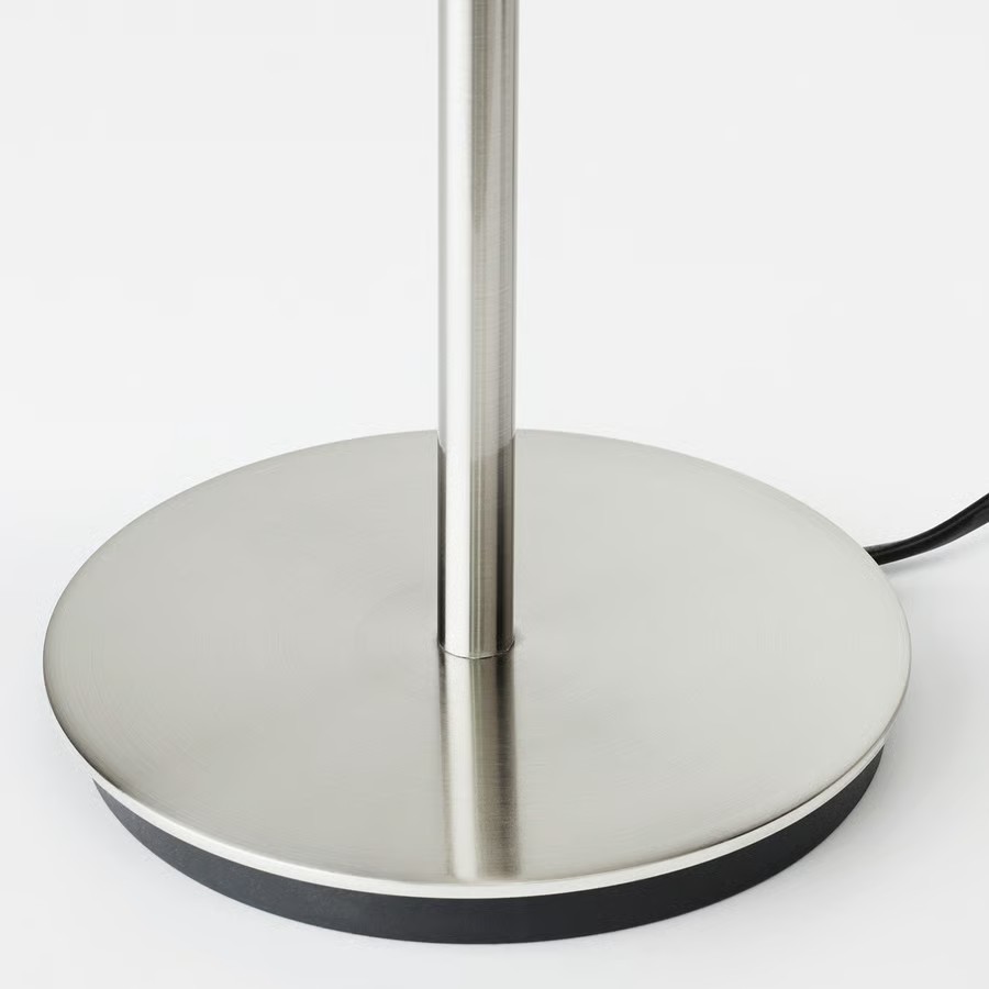 IKEA Lámpara de Mesa Niquelado RINGSTA /SKAFTET (41cm)
